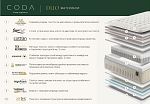 Двулицев матрак Duo 36см Coda